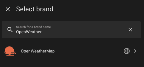 OpenWeatherMap Integration